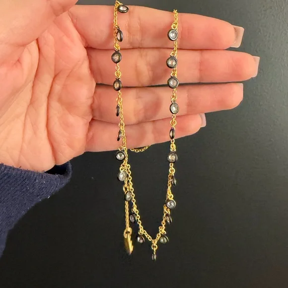 Freida Rothman MY DAUGHTERS KEEP STEALING THIS BEZEL DROP NECKLACE